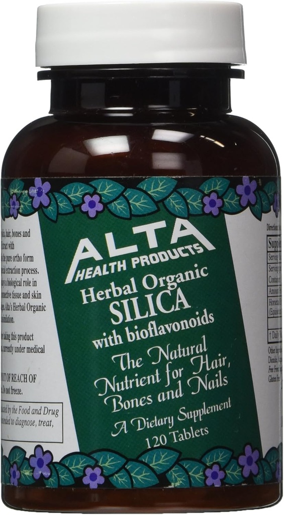 Alta Health Products - Silica Με Βιοφλαβονοειδή, 500 mg, 120 δισκία