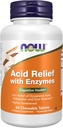Şimdi Gıdalar Tamamlar, Enzymes ile asit Yardımı, Xylitol Sweetized, Digestive Health*, 60 Chewables