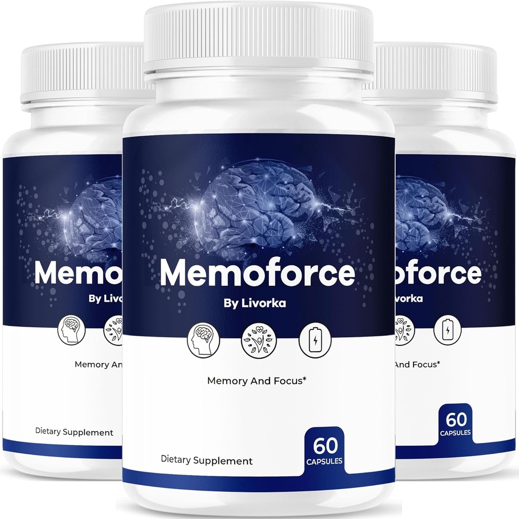 (3 Pack) Memoforce Beyin Tamamı - Resmi Memoforce Premium Formula Pills, Gelişmiş Destek Memo Force Brain Supplement For Wellness & Genel Sağlık, Memoforce Yorumlar, 180 Capsules 3 Ay Boyunca