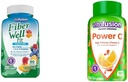 Vitafüzyon Fiber Well Fit Gummies 90 Kont and Power C Vitamin C Gummies for Immune Support 150 Kont