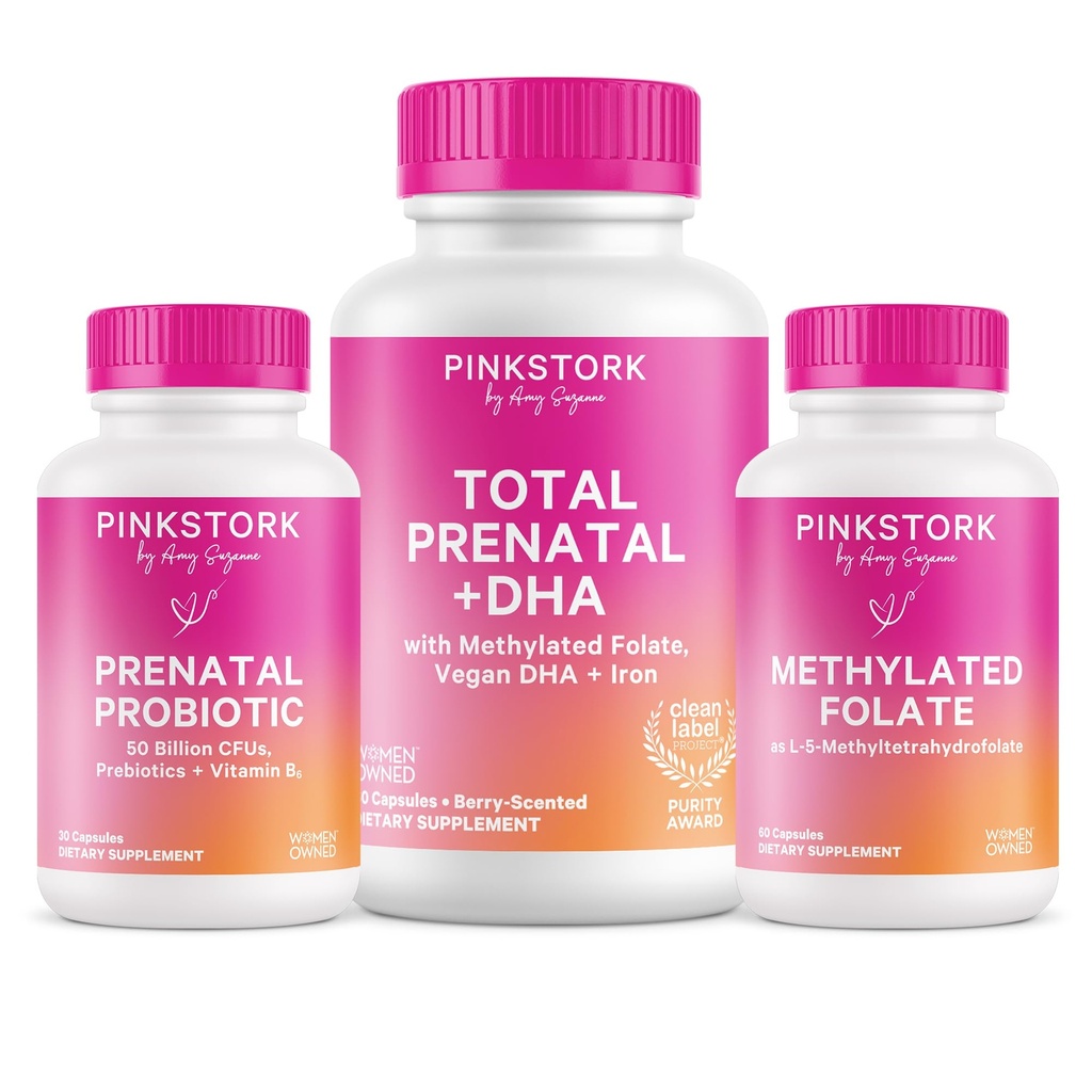 Pink Stork Total Prenatal, Probiyotik & Metrik