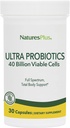 NaturesPlus Ultra Probiyotiks - 30 Vegan Capsules - Full Spectrum Total Body Support - Prebiyotik Acai - 30 Hizmet