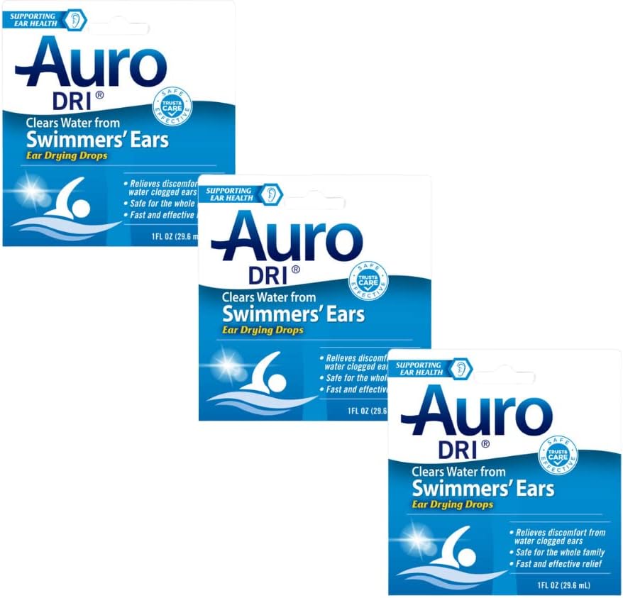Auro-Dri Ear Water-Drying Aid 1 oz (Συσκευασία 3)