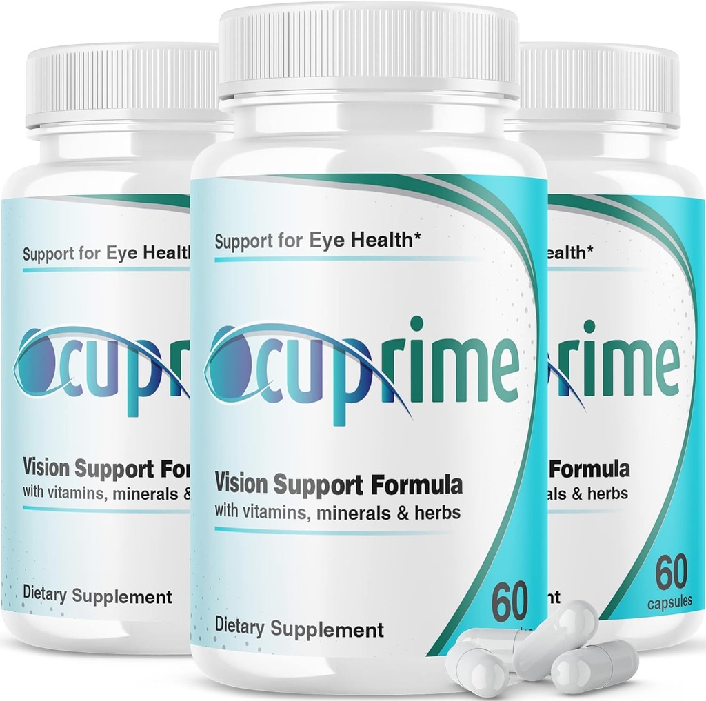 IDEAL PERFORMANCE (3 Pack) Ocuprime for Eyes Supplement Vision Pills (180 Capsules)