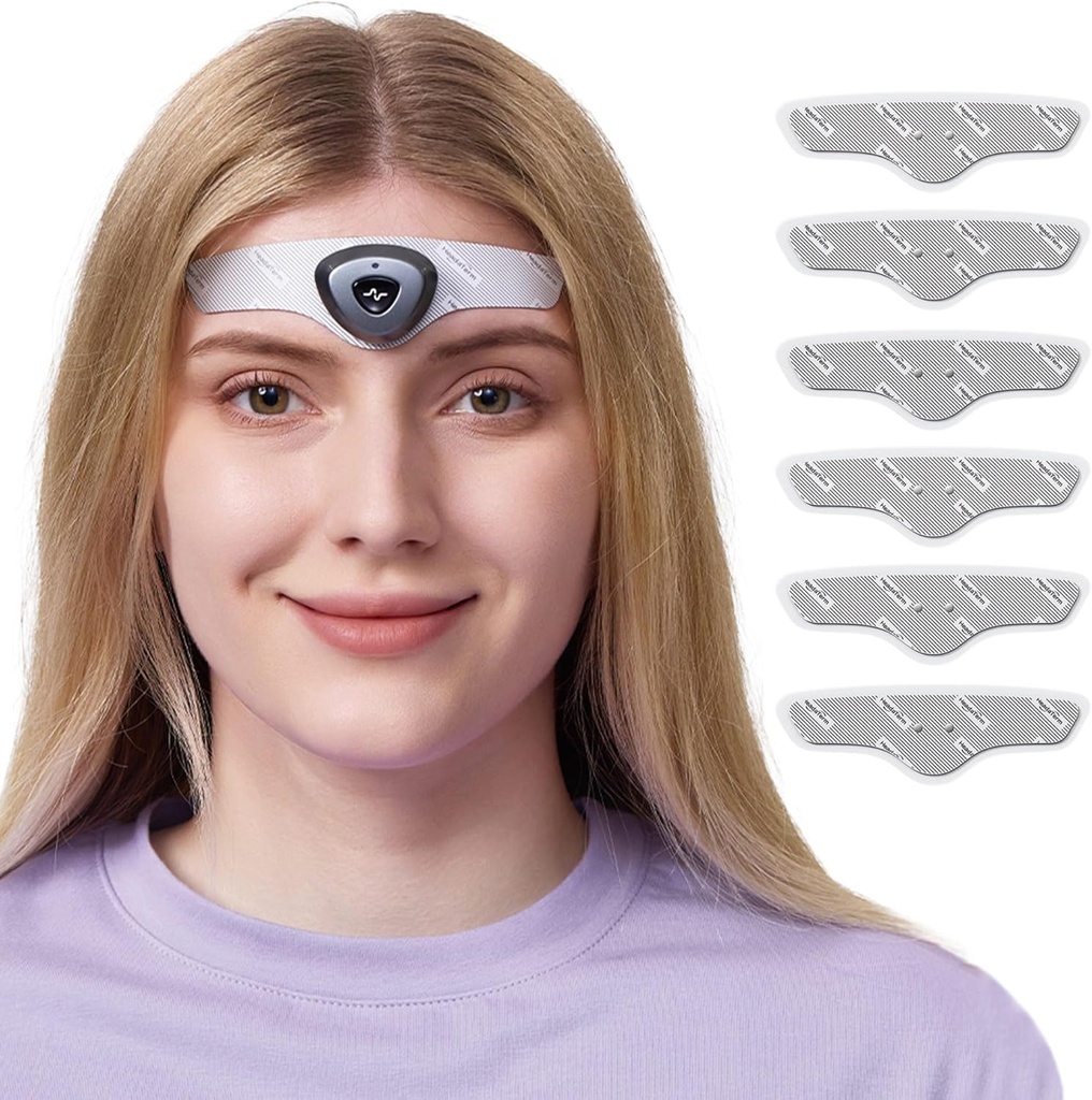 HeadaTerm-2 Migraine Relief Device e-TNS Technology Pirelli Head Cap Treatment for migren and Headache, Drug-Free, Klinik olarak Proven, Fast-Acting, No Side Effects (1* HeadaTerm 2 +6*Electrodes)