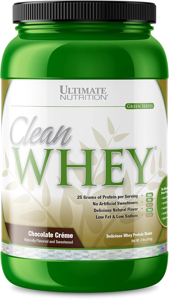 Ultimate Nutrition Clean Whey proteini, Chocolate Creme, 2 Lb.