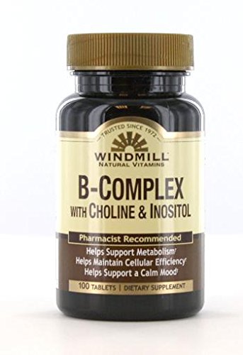 Windmill B-Complex with Choline and Inositol Tabs 100S Windmill