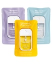 Touchland Power Mist Hydrating Hand Sanitizer Spray, BLOSSOM Trio Set (Lavender, Vanilla, Rainwater), 1 FL. OZ. Travel Dimension (Set of 3)