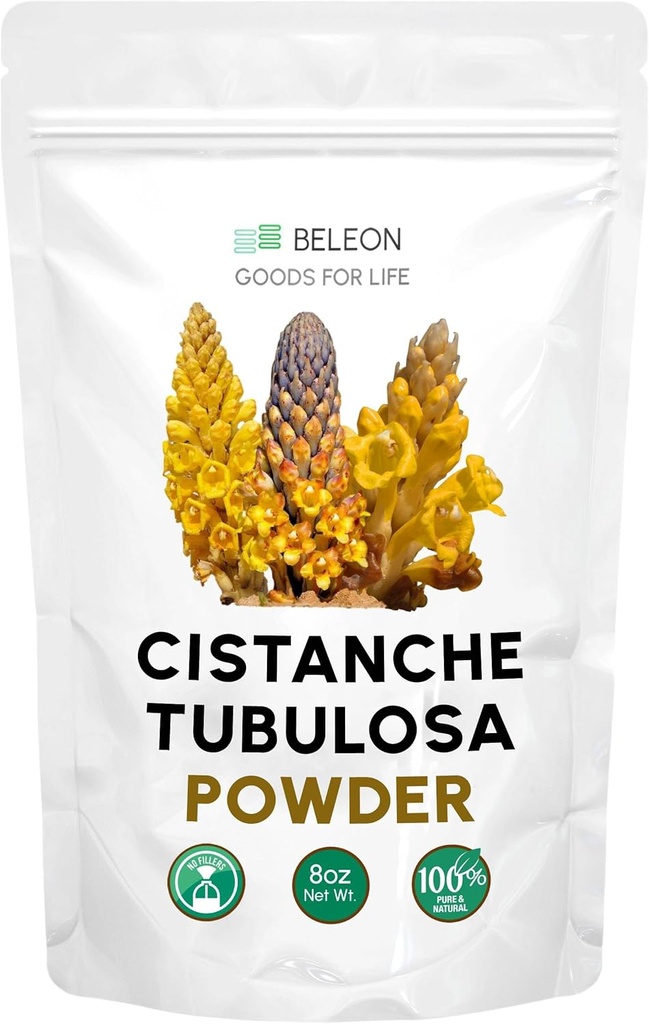 Cistanche Tubulosa Powder 8 oz - Supplement, Promotes Energy, Cognitive Function, Positive Mood