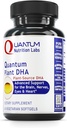Kuantum Beslenme Laboratuvarları Bitki DHA - Non-GMO Vegan DHA with Omega 3 Fatty Acids, Algae Based DHA for Women & Men, Natural DHA Supplement Vegans- 60 Vegetarian Softgel Capsules