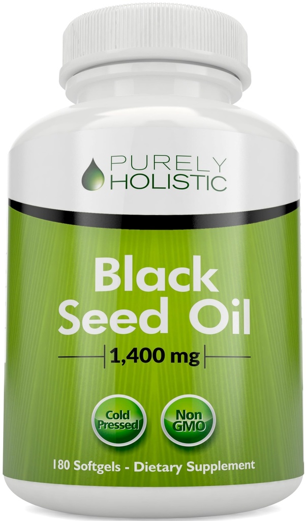 Black Seed Oil Capses 1400mg, 180 Softgels, 3μηνη προσφορά - Ψυχρή πίεση Nigella Sativa, πλούσια σε Ωμέγα 6, 9 & TQ, Μαύρο Cumin Seed Oil, ανοσοποιητική υποστήριξη, αρθρώσεις και πέψη