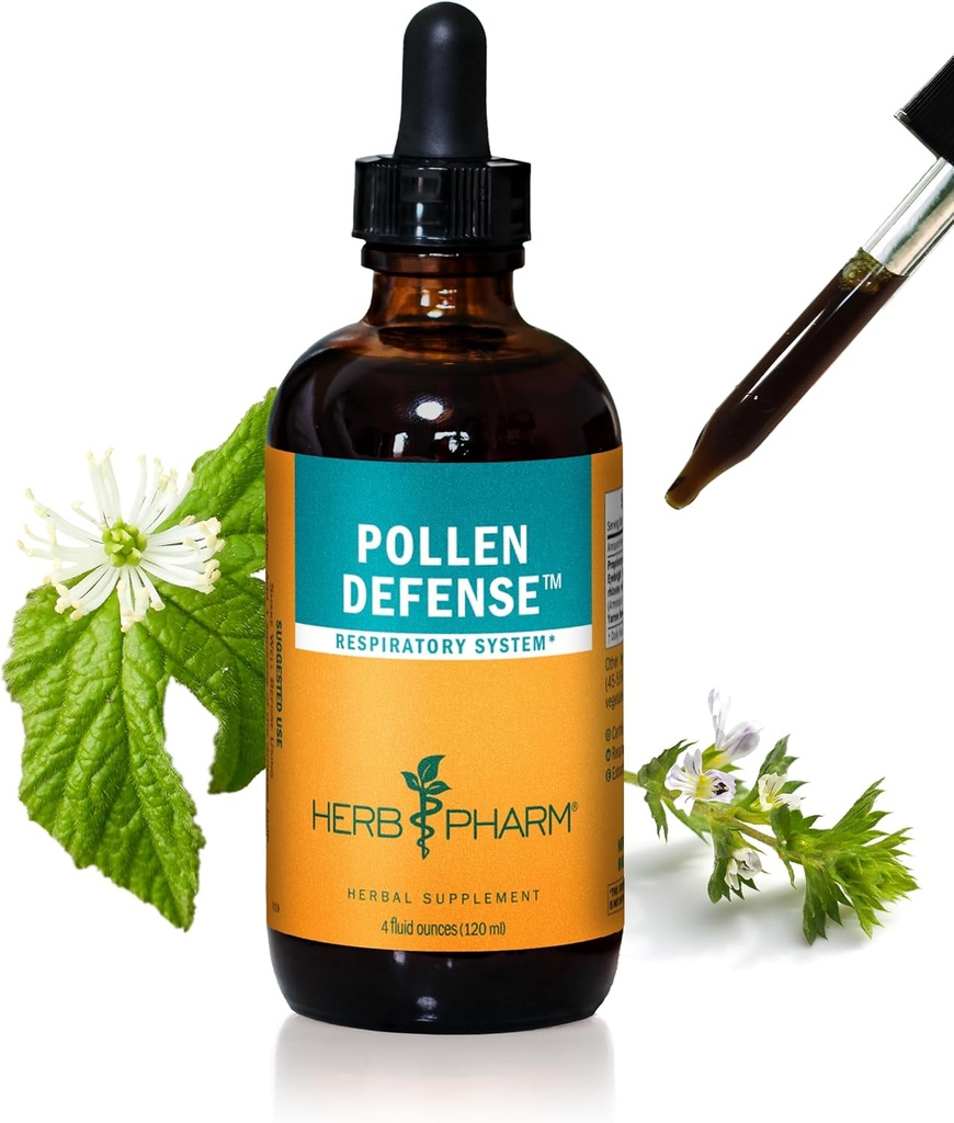 Herb Pharm Pollen Defense Liquid Herbal Formula για την υποστήριξη του αναπνευστικού συστήματος - 4 ουγγιά