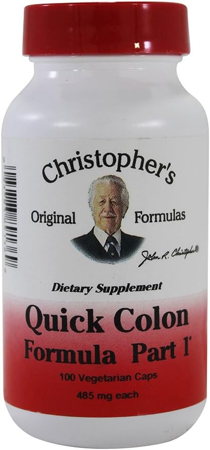 Dr. Christopher'ın Hızlı Kolon Bölüm 1 - 475 mg - 100 Vegetarian Capsules