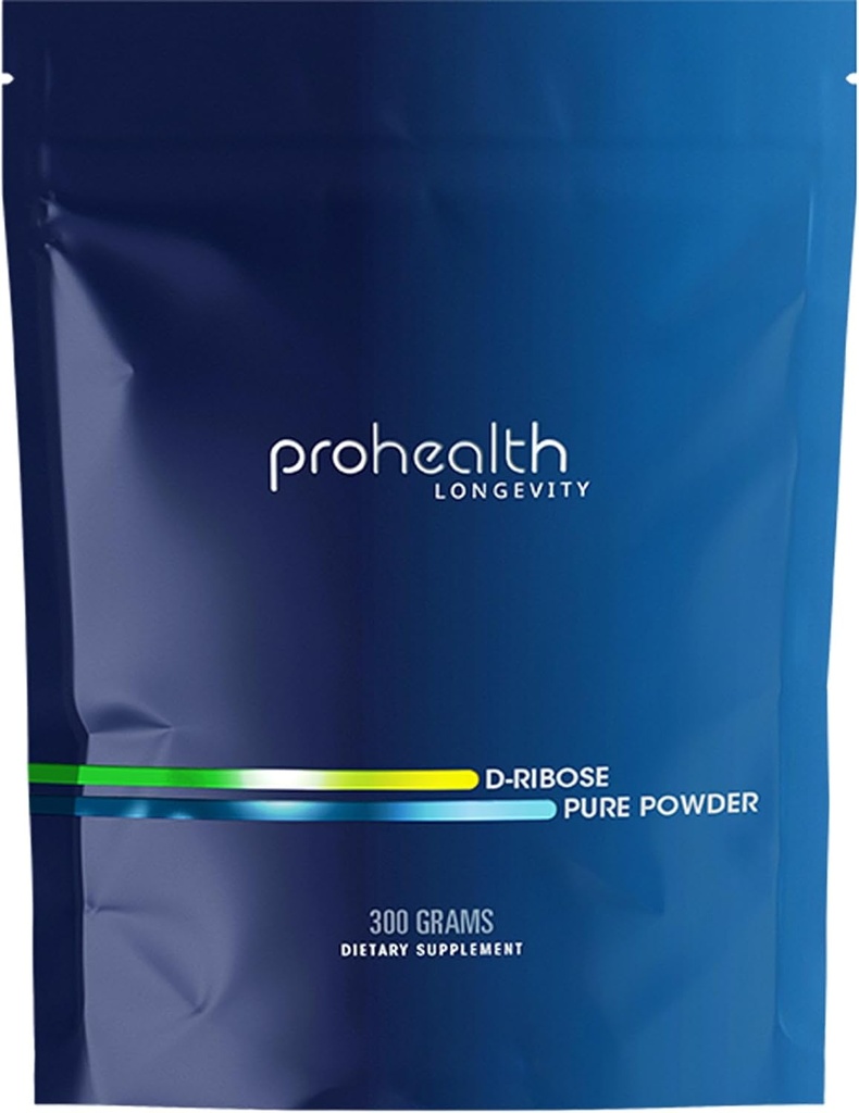 ProHealth D-Ribose (300 Grams) Geri yükleme + Sustain Enerji | Çarpıcı Tound Recovery | Helps Muscle Stiffness | Mükemmel Bioenerji Ribose: Klinik olarak Proven, Patent Korumalı, Kalite Assured