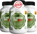 Claritox Pro Max Extra Strength Supplement, Mood Branson, Bilişsel Fonksiyonl Geliştirilmiş, 180 Capsules (3)
