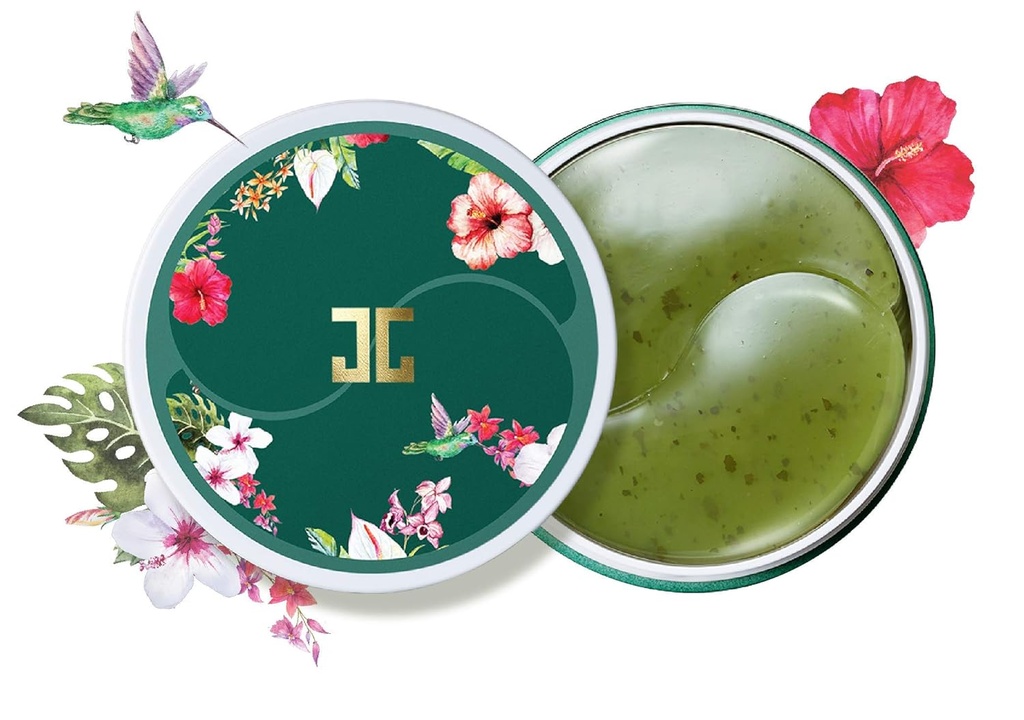 JAYJUN Green Tea Gel Patch, Σκοτεινός Κύκλος, Puffy Eye, Κάτω από το Οφθαλμικό Patch, 1,4g, 60 σε Jar