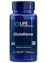 Life Extension Glutathione 500 mg – Glutathione Capsules, Antioxy Supplement, Oxidative Stress, Active Reduced Form – Gluten-Free, Non-GMO, Vegetarian – 60 Capsules