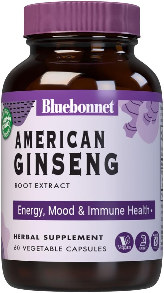BlueBonnet Amerikan DJ Root Extract Supplement, 60 Count