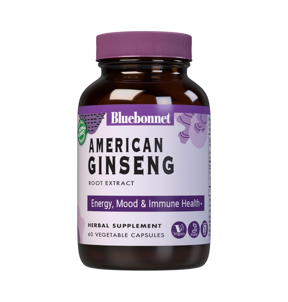 BlueBonnet Amerikan DJ Root Extract Supplement, 60 Count