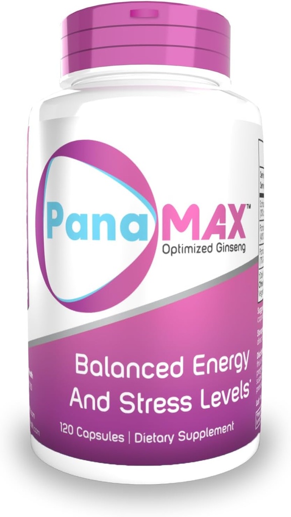 PanaMAX Capsules | 60 Kont | Panax Reality + Schisandra Chinensis Tür | Destekler Dengeli Enerji ve Stres Düzeyleri