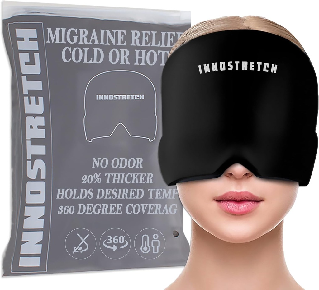 Baş ağrısı ve Migraine Relief Cap Buz Hats for Migraines to Reduce Intensity of Migraines Migraine Head roll ve Migraine Relief Maske Baş Ağrısı için Kullanılan Migraine Maske