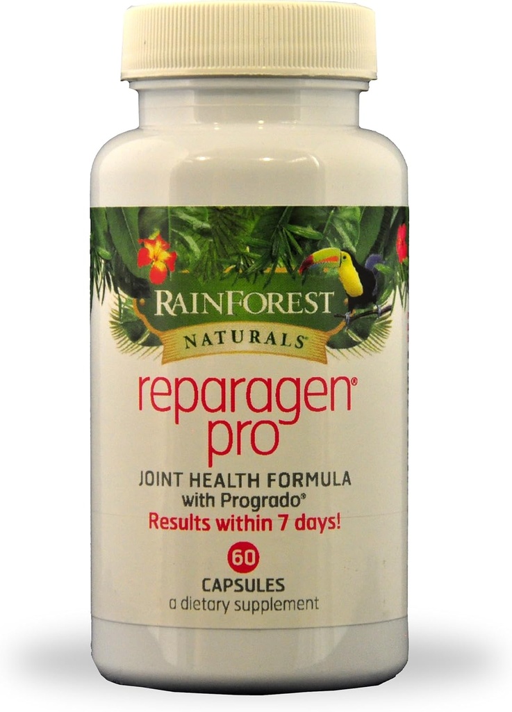 Rainforest Nutritionals Inc. Reparagen Pro 60 Capsules Klinik Olarak Tüm Doğal Ortak Sağlığı Tamamlamak