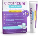 Cicatricure Triple Antibiyotik Ointment with Pain Relief, Bacitracin Antibiyotik Ointment & Cream for Desert Care, healing Ointment for Cuts, Burns, Insect Bites, First Aid Materials Essential, 1 oz