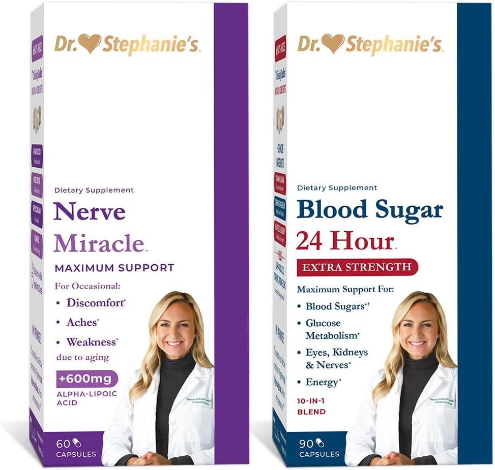 Dr. Stephanie'nin 24 Saat Ekstra-Strength Desteği + Nerve Miracle