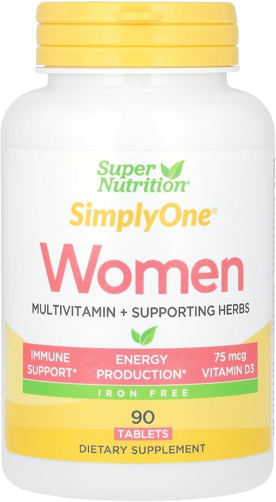 SuperNutrition Απλά ένα πολυ-βιταμίνη για τις γυναίκες, 90 κόμης