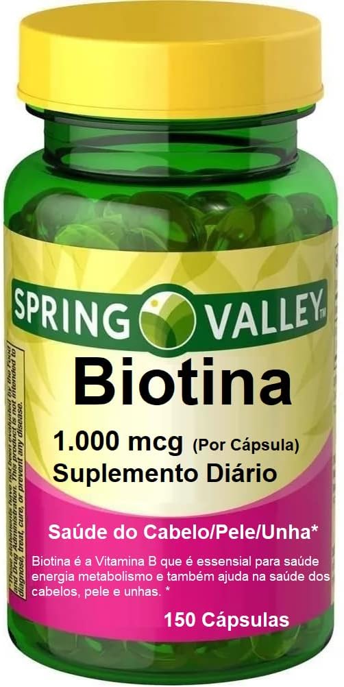 Spring Valley - Biotin 1000 mcg, 150 Tablet