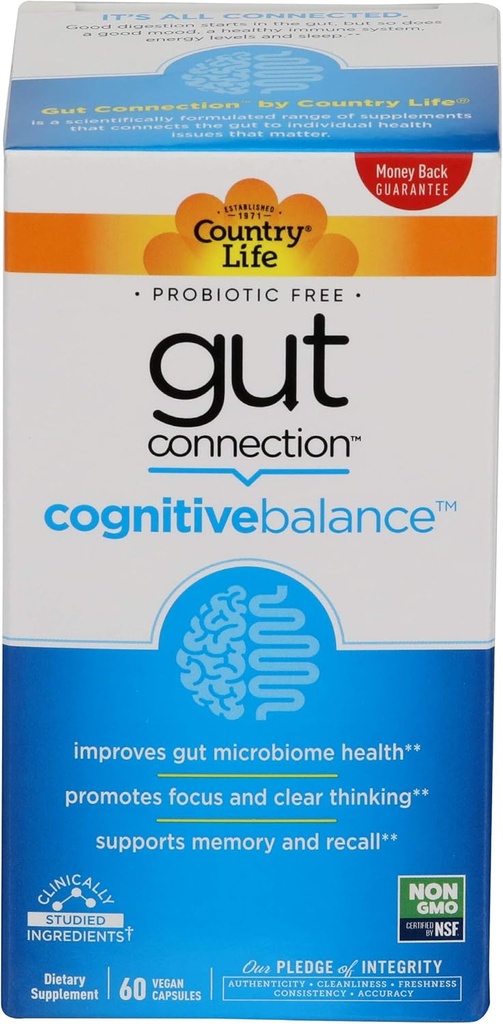 Country Life Cognitive Gut Connection, 60 CT
