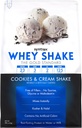 Syntrax θρέψης Whey Shake, κρύο φιλτραρισμένο & μη μετουσιωμένο μείγμα πρωτεΐνης Whey, Cookies & Cream Shake, 5 lbs, Real Cookie κομμάτια
