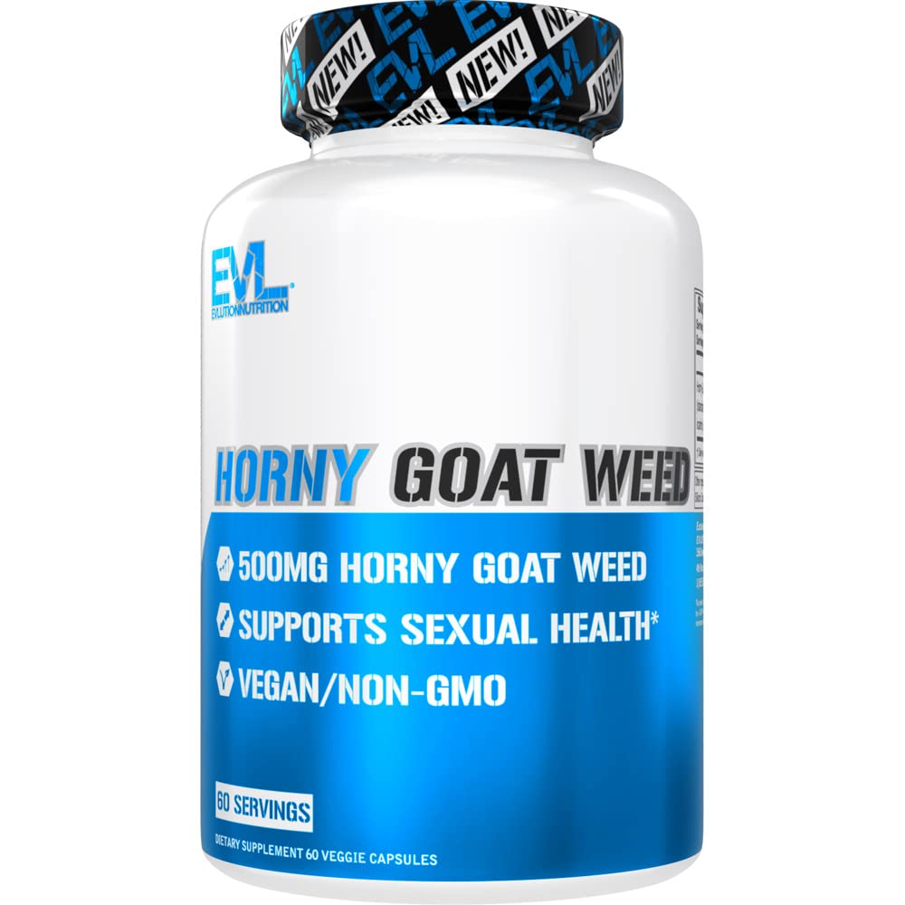 EVL Horny Goat Erkekler için Weed - Performans Boyut Enerji ve Stamina için Performans Eşitliği Tamamını Teşvik Etmek - Erkek Libido Taklitleri için Tamamlandı
