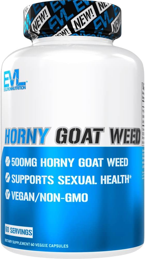 EVL Horny Goat Erkekler için Weed - Performans Boyut Enerji ve Stamina için Performans Eşitliği Tamamını Teşvik Etmek - Erkek Libido Taklitleri için Tamamlandı