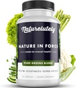 Force SuperGreens Capsules | Tüm Doğal Sebze ve Meyveler Superfood Tozu | Immune Support Supplement from Field of Greens | 120 Capsules/Bottle