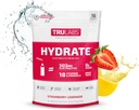 TRULABS Hydrate Strawberry Lemonade, Hydration Electrolyte Tozlu İçki Mix,16 Sticks. Zero Sugar, sadece 5 Calories, 503 mg Electrolytes.