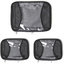Baggallini Compression Cube 3-piece set - Lightweight Compression Packing Cubes for Travel