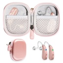 GETGEAR İşitme Yardımı için koruyucu Vaka, Duyucu, Kişisel Ses Amplifier, İşitme Cihazı, Dinleme Cihazı, Güçlü Mini Vaka (Rose Gold)