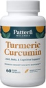 Desen Wellness Turmeric Curcumin - 1300 mg - BioPerine® Black Pepper ile Konsetoidler - Ortak, Bilişsel & Immune Support – Non-GMO, Gluten Free – 60 Capsules