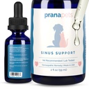 PranaPets Sinus Evcil hayvanlar için sıvı takviyesi | Doğal Destekler Kedi ve Köpek Sinus Yardımı | Doğal Formula Congestion
