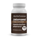 Herbsforever Jatamansi Capsules | Nardostachys Jatamansi | Premium Herbal Supplement for Relaxation, Hair Care, and Wellness | 60 Vegan Capsules, 800 Mg Every