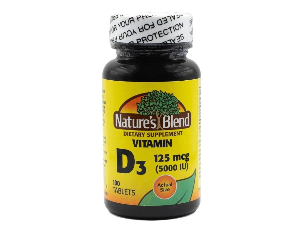 Nature's Bread D3, 5000 IU 100 Tablet