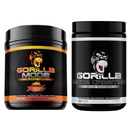 Gorilla Mind Pre Workout (Orange Rush) +t Kreine (100 Serv.) - Geliştirilmiş Güçlü Güç, Güç Çıktısı ve Kas Boyutlu Mekanik için Kapsamlı Taş
