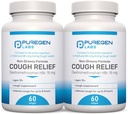 P Puregen Labs Cough Relief for Adults Dextromethorphan HBr 15mg (120 Softgels) 8-Hour, Non-Drowsy, Long-Lasting Bronchial Suppressant |Ages 12+ | Compare to Robafen and Robitussin 2Pack