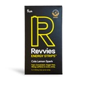 Revvies Energy Strips | Cola Lemon | 50 striptiz | 40 mg Caffeine Strip | 2 striptiz = kahve/enerji içeceği | 2 Calories | Vegan | 10 x 5PK...