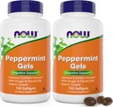 Şimdi Peppermint Gels, Ginger Oil ve Fennel Oil, 150 Softgels (Pack of 2), Kapic Kaplamak