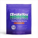 L'Evate You Vitality Daily Greens Powder (28 Services) 30 Superfoods, 9 Greens - for a Cellular Energy Boost, Powered by M-Charge Complex for All Day Energy (Chocolate)