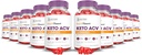 (10 Pack) Hızlı Ripped Keto ACV Gummies Gelişmiş Formula 1000MG Hızlıca Vinegar Apple Gummies Apple Cider Vinegar Formula B12 Vegan Non GMO 600 Gummys