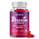 Yüzde 1000 mg Gummies, Yetişkinler Kadınlar ve Erkekler için Potasyum Tamam, Destek Leg Cramps & Muscle Health, 60 Chewables