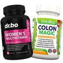 Γυναικείο συμπλήρωμα πολυβιταμίνης - Colon Cleanse Detox Formula για τον εντερικό καθαρισμό Digestive - Γυναίκες Ενεργειακά συμπληρώματα βιταμίνης Μαγνήσιο Plus ψευδάργυρος - Καθημερινή συμπλήρωμα ανακούφισης δυσκοιλιότητα Gut, κοιλιά